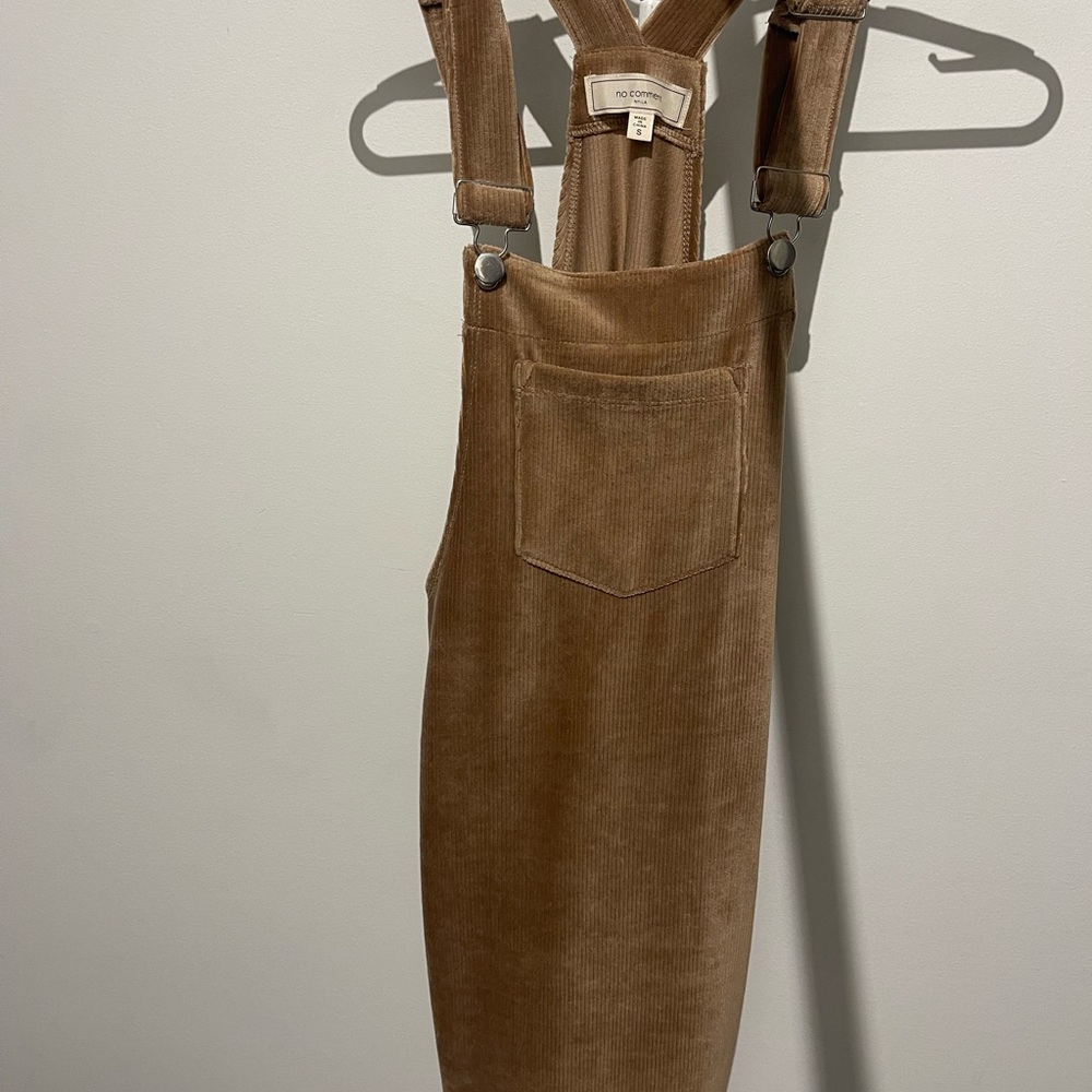 No Comment Women's Tan Corduroy Dress - Picture 2 of 4